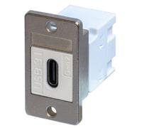 Tuk - Usb3.1 C Female-To-Female Panel Mount Keystone Coupler, White