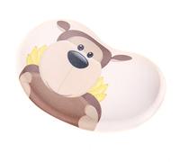 Tuka Ergonomic Soft Silicone Wrist Rest Support, Gel Hand Rest with Textile Cover - Non Slip Grip Flex Finish, Anti-Fatigue Comfort Mouse Wrist Support Pad, Funny Cartoon Design, TKC5113 browngorilla