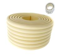 TUKA Multi-Purpose Foam Protector Kit, 2M x 80mm, Universal Anti Collision Protector, Safety of Child Baby Senior | Thick Childproofing Safety Protection Securing Objects and Surfaces. TKD7002 ivory