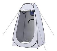 TUKAILAi Pop Up Toilet Tent Shower Privacy Tent for Camping Privacy Outdoor Changing Room,Portable Privacy Shelter with Additional Storage and Carrying Bag Grey