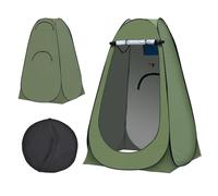 TUKAILAi Pop Up Toilet Tent Shower Privacy Tent for Camping Privacy Outdoor Changing Room,Portable Privacy Shelter with Additional Storage and Carrying Bag Green