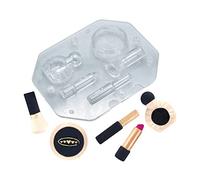 TUKE 8.7'' Makeup Tools Polycarbonate DIY 3D Cosmetics Chocolate Mold Stereo Lipstick Mascara Candy Jelly Mold Baking Cake Decorating Tools