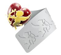 TUKE Silicone Angel Baby Molds - 3D Lace Cake & Fondant Molds for Baking, Resin, Clay & Sugar Craft (Angel Baby 8.84x2.64x0.12inch)