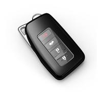 Tukellen for Lexus Key Fob Cover Soft TPU Full Protection Key Shell Key Case Compatible with Lexus ES is GS NX LS RX RC 300h 350 200t 250 300 F 450h 460 600h Smart Keyless Fob Remote Key-Purple Black