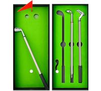 Tukeoo Funny Golf Gifts for Men,Mini Desktop Games Golf Pen Set,Secret Santa Gifts for Men Him Husband, Mens Gifts for Christmas Birthday Fathers Day