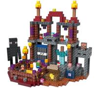 TUKIIE Magnetic Blocks-120PCS 1inch Magnetic Building Blocks Build Woodland Castle Toy for 3 4 5 6 8 10 Year Old Boys Girls, Interactive Building Toys Birthday Gifts for Kids
