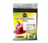 Tukmaria Seeds 100G FromJaybrand Sabja Seeds for Falooda and Desserts Sweet Basil Seeds Product of India Pack of 1