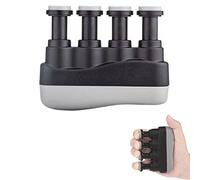 TUKNN Hand Strengthener, Adjustable Finger Exerciser Tool for Guitar, Piano, Portable Hand Trainer for Musical Instruments, Black