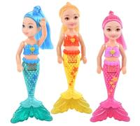 Tuko Mermaid Doll Set for 3+ Girls Gifts, 3Packs