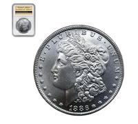 TUKRKRS 1886 Morgan One Dollar, Minted by the US Mint, Morgan Silver Dollars, Rare Coins