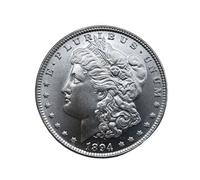 TUKRKRS 1894 Morgan One Dollar, Minted by the US Mint, Morgan Silver Dollars, Rare Coins