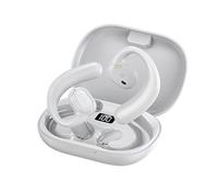 TUKRKRS Open Ear Headphone Ear Clip Bone Conduction Ultra Long Endurance Bluetooth 5.3 Open Ear Waterproof Long Battery Life Air Conduction for Sports,Working
