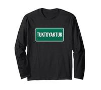 Tuktoyaktuk Ice Canada Arctic Road Northwest Territories Long Sleeve T-Shirt