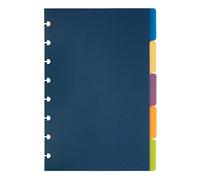 TUL Custom Note-Taking System Discbound Tab Dividers, 5 1/2" x 8 1/2", Junior Size, Assorted Colors
