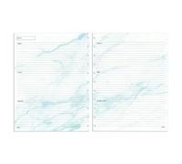 TUL® Discbound Undated Weekly/Monthly Refill Pages, Letter Size, 68 Sheets, Marble