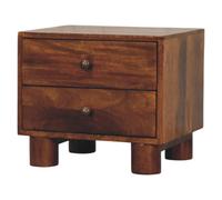 Tula 2 Drawer Chestnut Nightstand