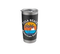 Tula Beach American Samoa Summer Vacation Souvenir Stainless Steel Insulated Tumbler