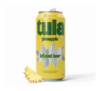 Tula Pineapple Infused Fruit Beer | 4% | 12x440ml | Natural Fruit Flavourings | Easy Drinking | Refreshing Fruit Lager| Brewed to bring people together