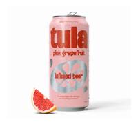 Tula Pink Grapefruit Infused Fruit Beer | 4% | 12x440ml | Natural Fruit Flavourings | Easy Drinking | Refreshing Fruit Lager| Brewed to bring people together