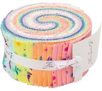 Tula Pink Saturday Stash Fairy Dust Design Roll 40 2.5-inch Strips Jelly Roll FreeSpirit Fabrics