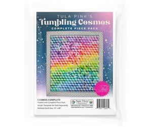Tula Pink's Tumbling Cosmos Pattern and Complete English Paper Pieces Pack (Makes a Finished Quilt Size 70" x 80")