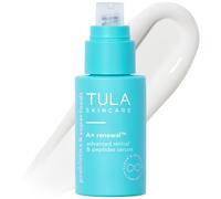 TULA Skin Care A+ Renewal Advanced Retinal + Peptides Serum - Nightly Facial Serum Boosts Radiance and Hydrates 1.01 Fl. oz.