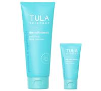 TULA Skin Care Cult Classic Purifying Face Cleanser Full and Travel Size Duo - Gentle and Effective Face Wash Makeup Remover Nourishing and Hy