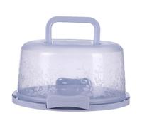 tulahkomen Cake Carrier With Lid And Handle 26x22x12.5cm Stylish Round Containers Cake Holder Cupcake Carrier For Transport Pies Nuts Fruit