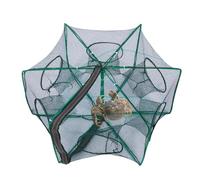 tulahkomen Minnow Traps - Folding Crab Cage,Portable Folding Fishing Trap Net Cage for Kayak, Beach, Freshwater, Lake, Saltwater, Shrimping, Crabbing