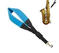 tulahkomen Saxophone Neck Strap | Tenor Sax Neck Strap Adjustable Carry Rope,Metal Hook Design Cushioned Accessories for Street Performer Professional Musician Beginners