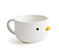 Tulandot Creative Chicken Cup, Cute Duck Mug Perfect for A Cappuccino Cup, Great Gift for Coffee Lovers, The Aesthetic and Ceramic Mugs Treasure (270 Ml)
