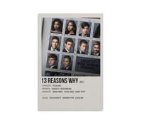 TULAOJI 13 Reasons Why Show Poster 3 Bedroom Celebrity Decorative Paintings Unframe-style 08x12inch(20x30cm)