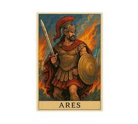 TULAOJI Ares, Greek God Canvas Poster Wall Art Decor Print Picture Paintings for Living Room Bedroom Decoration 20x30inch(50x75cm) Unframe-style-31
