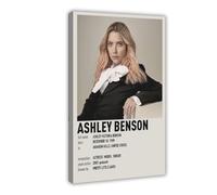 TULAOJI Ashley Benson Poster Canvas Poster Bedroom Decor Korean Series Landscape Office Room Decor Gift 24x36inch(60x90cm) Frame-style