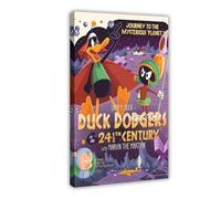 TULAOJI Duck Dodgers in The 24½th Century (1953) Canvas Poster Bedroom Decor Korean Series Landscape Office Room Decor Gift 20x30inch(50x75cm) Frame-style-25
