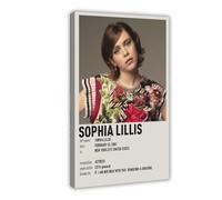 TULAOJI Sophia Lillis Poster Canvas Poster Wall Art Decor Print Picture Paintings for Living Room Bedroom Decoration 16x24inch(40x60cm) Frame-style-17