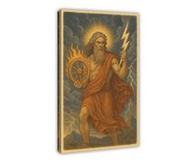 TULAOJI Taranis, Celtic God Canvas Poster Bedroom Decor Korean Series Landscape Office Room Decor Gift 20x30inch(50x75cm) Frame-style-24