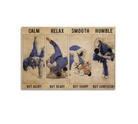 TULAOJI Vintage Judo Calm But Alert Art Print Poster Art Living Room Bedroom Posters Painting Decorative Painting Print Canvas Wall 16x24inch(40x60cm)