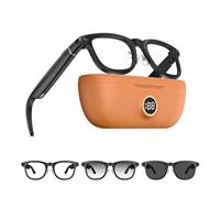 Tulbeys 2026 AI Smart Glasses with 4K HD Camera, 1200P Video Recording, Simultaneous Translation/GPT Object Identification, Photochromic Lenses & 3600mAh Charging Case