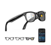 Tulbeys AI Smart Glasses with 4K HD Camera, Photochromic Lenses for Travel