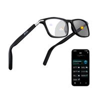 Tulbeys AI Translation Smart Glasses with Bluetooth, 160+ Languages, Color-Changing Lenses, Built-in Speaker & Clear Audio, Real-Time Voice Translator Smart Sunglasses for Travel, Meetings Use