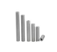 TULDYS 5-10pcs Aluminum Spacer M2 M2.5 M3 M4 M5 M6 M8 M10 Round Aluminum Standoff Rods(30mm,M4 5PCS)