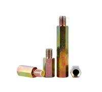 TULDYS M2 M3 M4 M5 M6 M8 Plated Hex Male Female Standoff Board Rack Stud Hexagon Threaded Pillar Motherboard Spacer Screws(35mm,M2.5 (10Pcs))