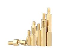 TULDYS Thread M3 Circuit Boards Spacer Hex Brass Standoff Screw Pillar Fixed Computer PC Motherboard Female Male Standoff Spacer(7mm (50pcs),M3 (Thread 4mm))