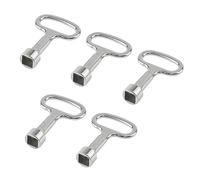 Tulead 5PCS Square Key Small Cabinet Keys, 2"x1.5", Electric Cabinet Wrench