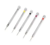 Tulead Watch Screwdrivers Precision Screwdriver Watchmakers Screwdriver Watch Bank Screwdriver 0.8mm/1mm/1.2mm/1.4mm/1.6mm Flat Head Screwdriver