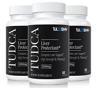 Tuleeshy 1200mg TUDCA Supplement | 180 Capsules | Tauroursodeoxycholic Acid - TUDCA Bile Salts for Liver and Digestion, Non-Animal Formula