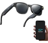 tulilut AI Smart Glasses with 8MP Camera, ChatGPT-Powered, Sunglasses Camera, Bluetooth Smart Glasses for Men with Translation, Open-Ear Music & Calls, Dual Mic Noise Reduction