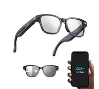 tulilut AI Smart Glasses with 8MP Camera Powered by AI, Bluetooth Sunglasses for Men, Real-Time Translation, Voice Assistant, Open-Ear Music & Calls, Dual Mic Noise Reduction, UV Protection Lenses