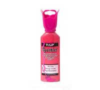 Tulip 1.25oz 3D Fabric Paint Sparkle Red Hot